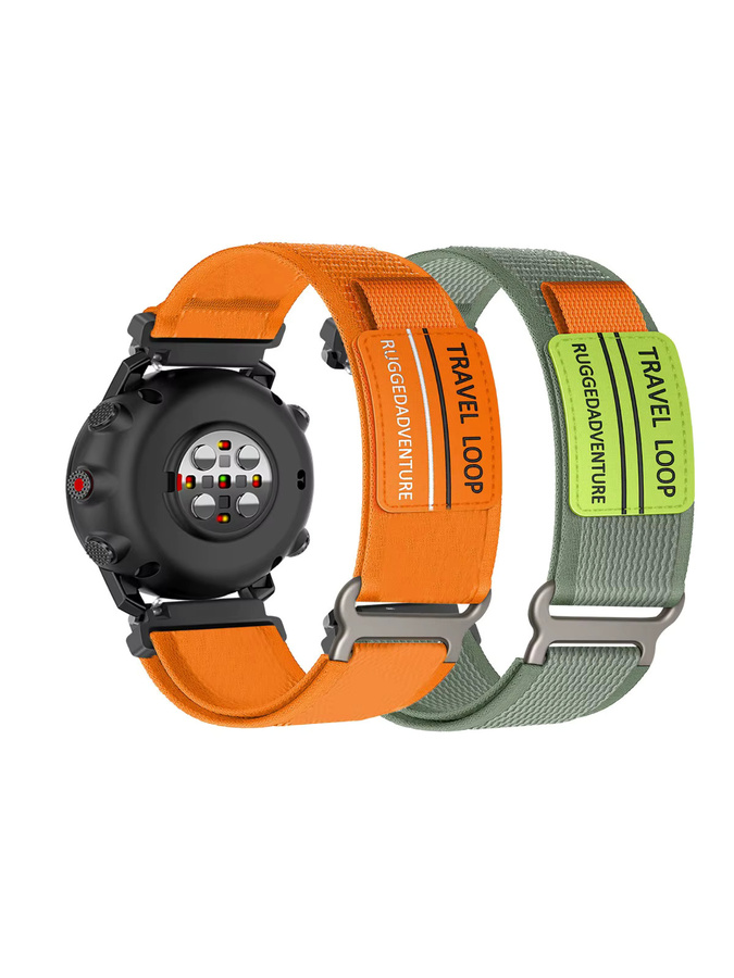 DAINU Uhrenarmband Nylon-Klettverschluss, 2 Stück, Polar Grit X Strap - Bild 3