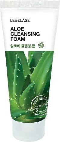 LEBELAGE Aloe Reinigungsschaum, 100 ml, für trockene und empfindliche Haut - Bild 1