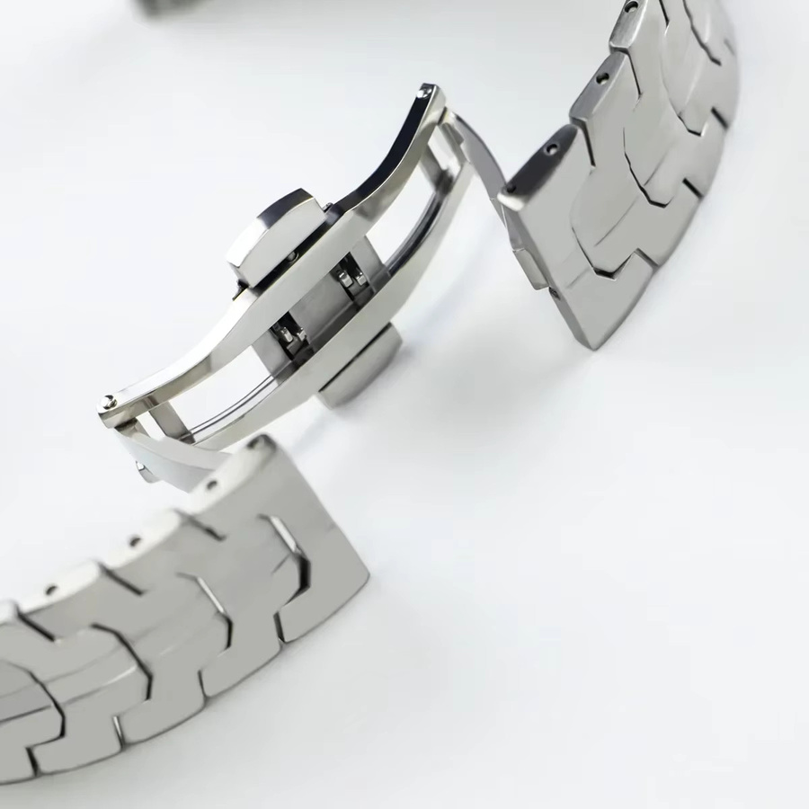 FancyWrist Uhrenarmband Edelstahl, Silber, 22 mm, Unisex - Bild 3