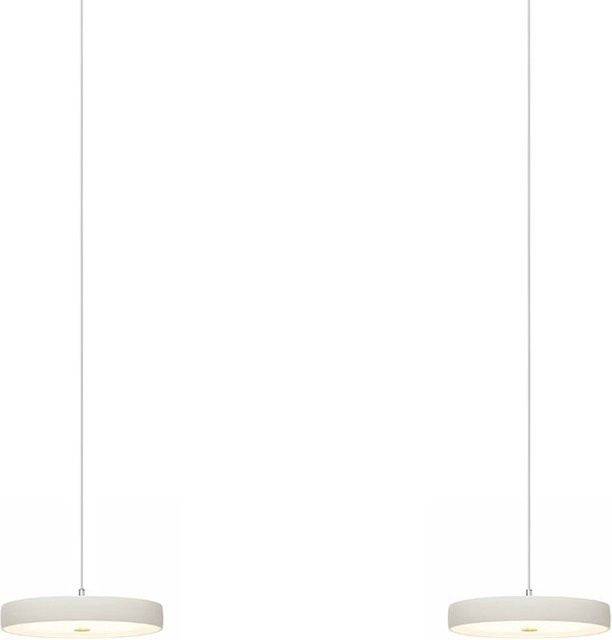 Oligo Decent LED-Pendelleuchte 2-flammig in Weiß matt mit Tunable White und unsichtbarer Höhenverstellung - Bild 1