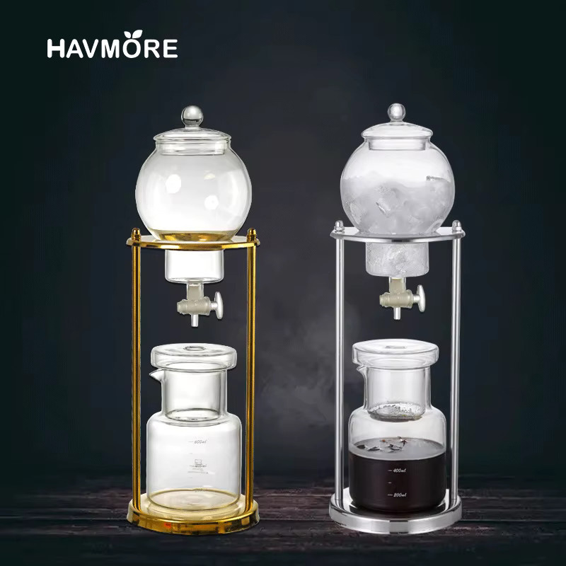 HAVMORE Cold Brew Kaffee Maker aus Glas, 600 ml, transparent - Bild 2