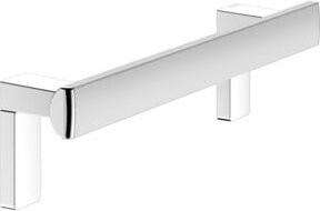 Keuco Haltegriff AXESS, silber-eloxiert und verchromt, Wandmontage, gerade - Bild 1