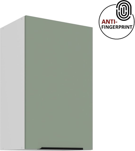 Küchen Hängeschrank ARIA in Aquamarin matt mit Anti Fingerprint Effekt, Breite: 45 cm, Höhe: 72 cm - Bild 1