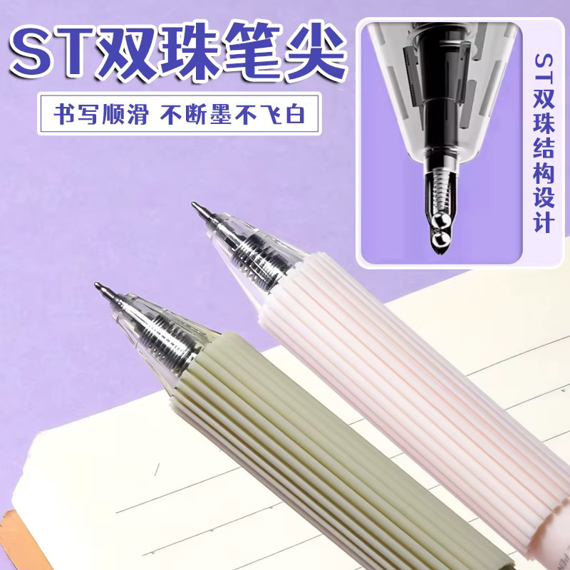 M&G Small Cyclone Grip ST Dual-Kugelschreiber mit schnell trocknendem Gelstift in Schwarz, 0,5 mm - Bild 3