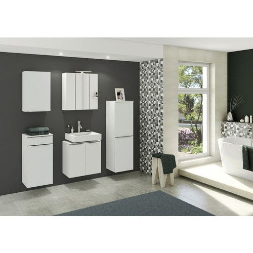 HELD MÖBEL Seitenschrank Garda in Weiss, B/T/H: 40 x 35 x 180 cm - Bild 2