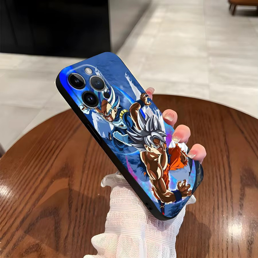 Dragon Ball Goku Handyhülle für iPhone Modelle in Schwarz - Bild 3