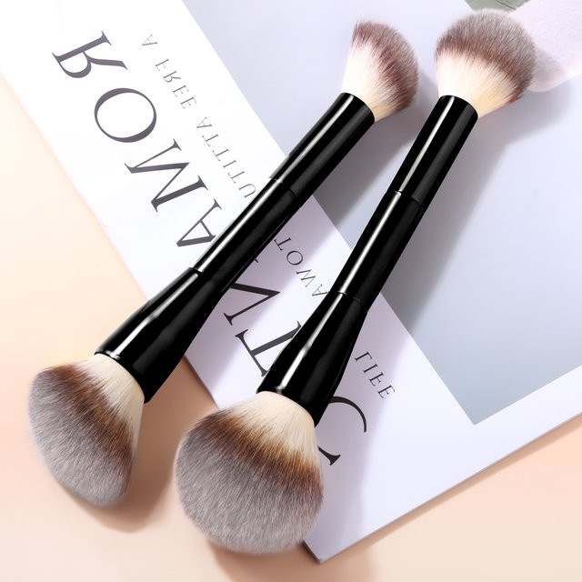 Ronshadow Make-up-Pinsel-Set, 2-teilig, Kontur-, Puder- und Rougepinsel - Bild 1