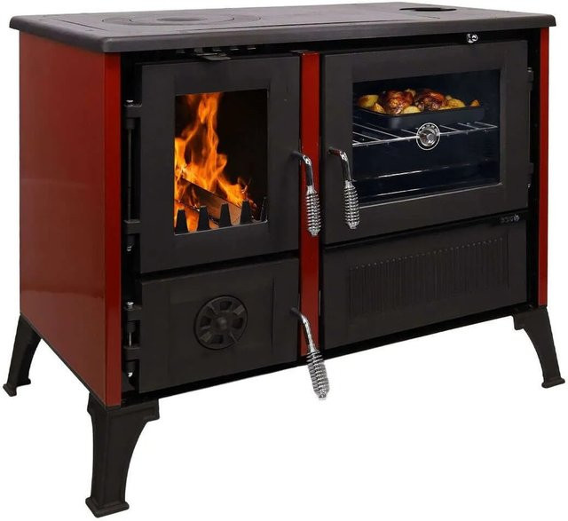 365 Küchenofen Cook Smart Rot Emailliert 8 kW - Bild 1