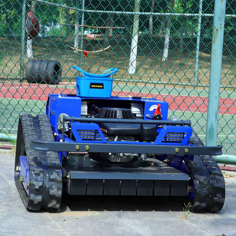 AIWEIYA Ferngesteuerter Rasenmäher AWY-550 in Blau mit Industriequalität und 550 mm Schnittbreite - Bild 2