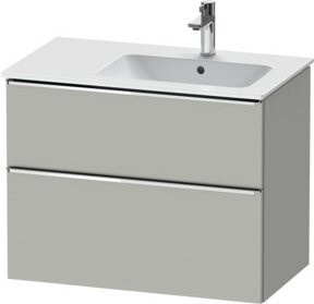 Duravit Waschtischunterschrank D-Neo in Anthrazit/Grau matt, B: 81,0 cm, T: 46,2 cm, H: 62,5 cm - Bild 1