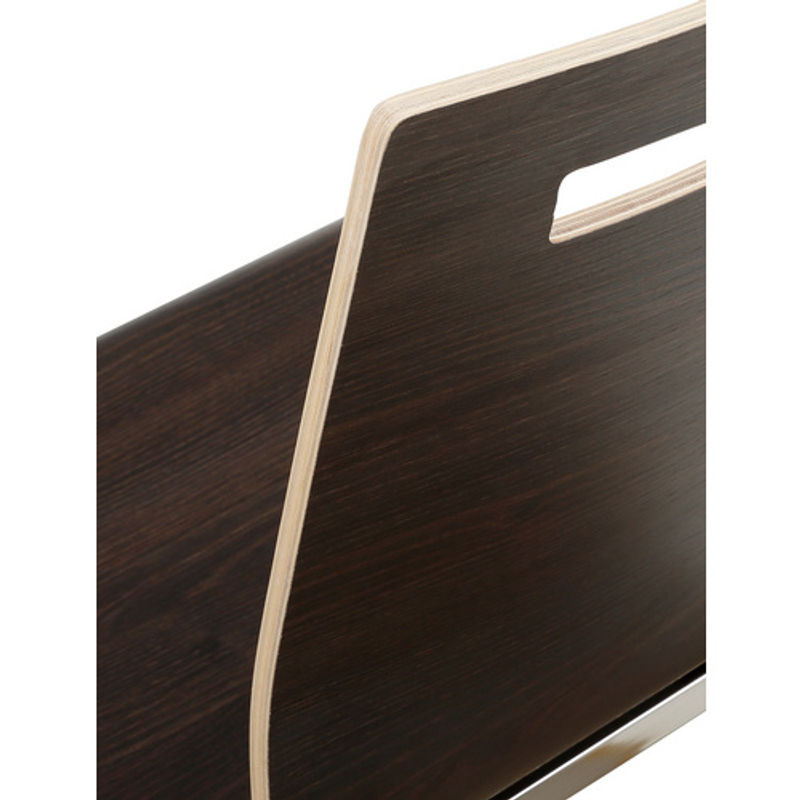 Mayer Sitzmöbel Stapelstuhl Besucherstuhl aus Holz und Metall in Braun, B/T/H: 53 x 55 x 87 cm - Bild 3