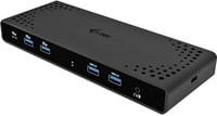 i-tec Universal Dual 4K Dockingstation mit Power Delivery 85W, USB-C, USB4, Thunderbolt 3/4, 2x HDMI, 2x DisplayPort und 1GbE, Schwarz - Bild 1