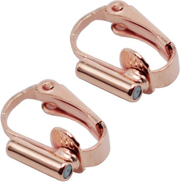 Clip-on-Ohrring-Konverter, Kupfer, Gold, Damen - Bild 1