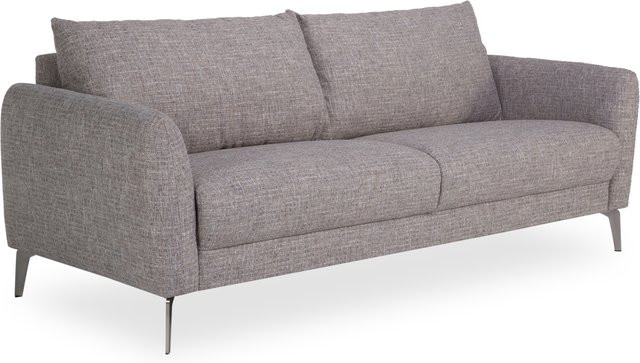 3-Sitzer Sofa KALIA von KNUDSEN in Braun mit Stoffbezug und Armlehnen, B/T/H: 212 x 90 x 55 cm - Bild 1