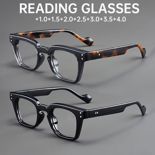 Hindfield Lesebrille, Vollrand, Square, Kunststoff, Unisex - Bild 1