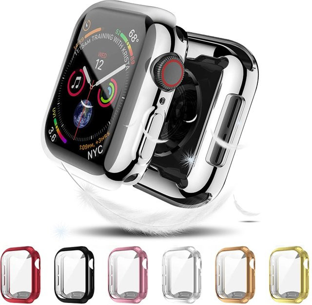 Apple Uhrenzubehör TPU-Hülle, Silikon, blau, Unisex - Bild 1