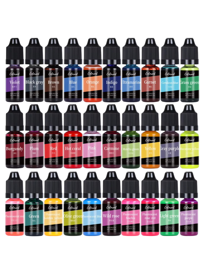 30 Farben Kerzenfarbstoffe und Pigmente für DIY Kerzen, Seife und Harz in Multicolour - Bild 6