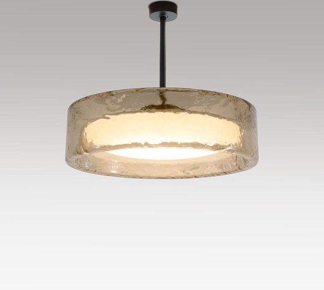 Marset Ringo C 90 LED-Deckenleuchte in Rauchgrau und Transparent mit Rundform - Bild 1