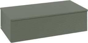 Villeroy & Boch Sideboard Antao mit Frontstruktur in Walnuss und grün lackiert, B/T/H: 100 x 50 x 26,8 cm - Bild 1