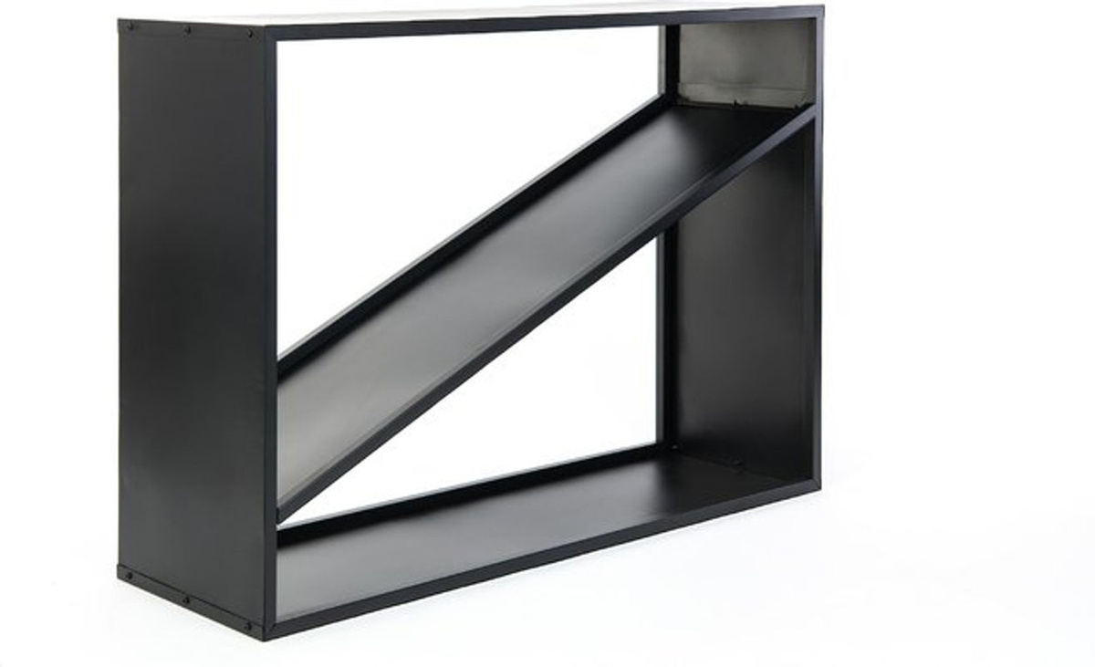 Westmann Stahl Kaminholzregal Holzlager schwarz B/H/T: 115 x 80 x 35 cm - Bild 9
