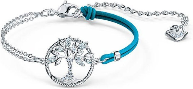 Swarovski Kristallarmband, Blau, Weiß, Damen - Bild 1