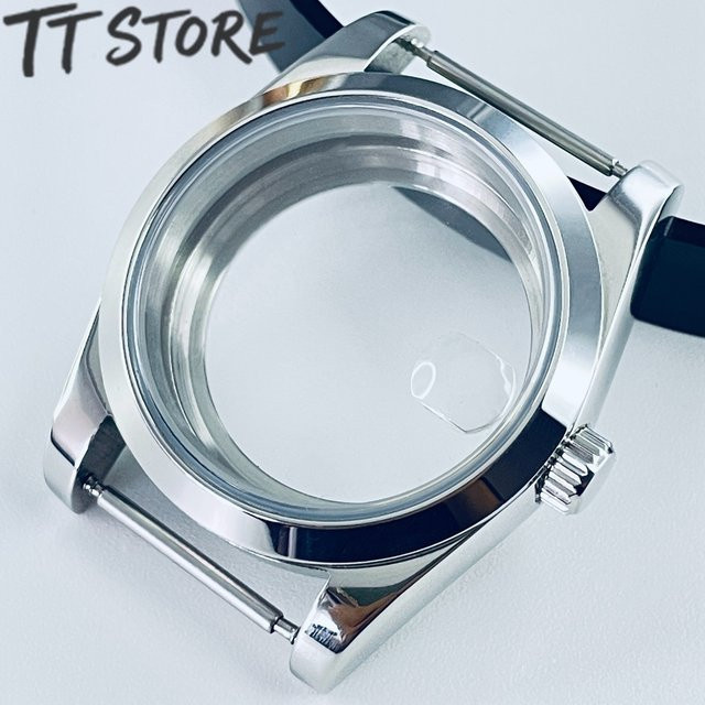 CHIKUANG Uhrengehäuse, Silber, Saphir, 36mm/40mm, Unisex - Bild 1