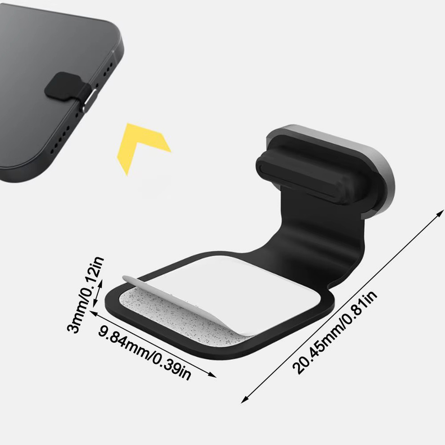 Universal Staubschutz-Stecker aus Silikon und Metall für dein Telefon in Blau oder Multicolour - Bild 3