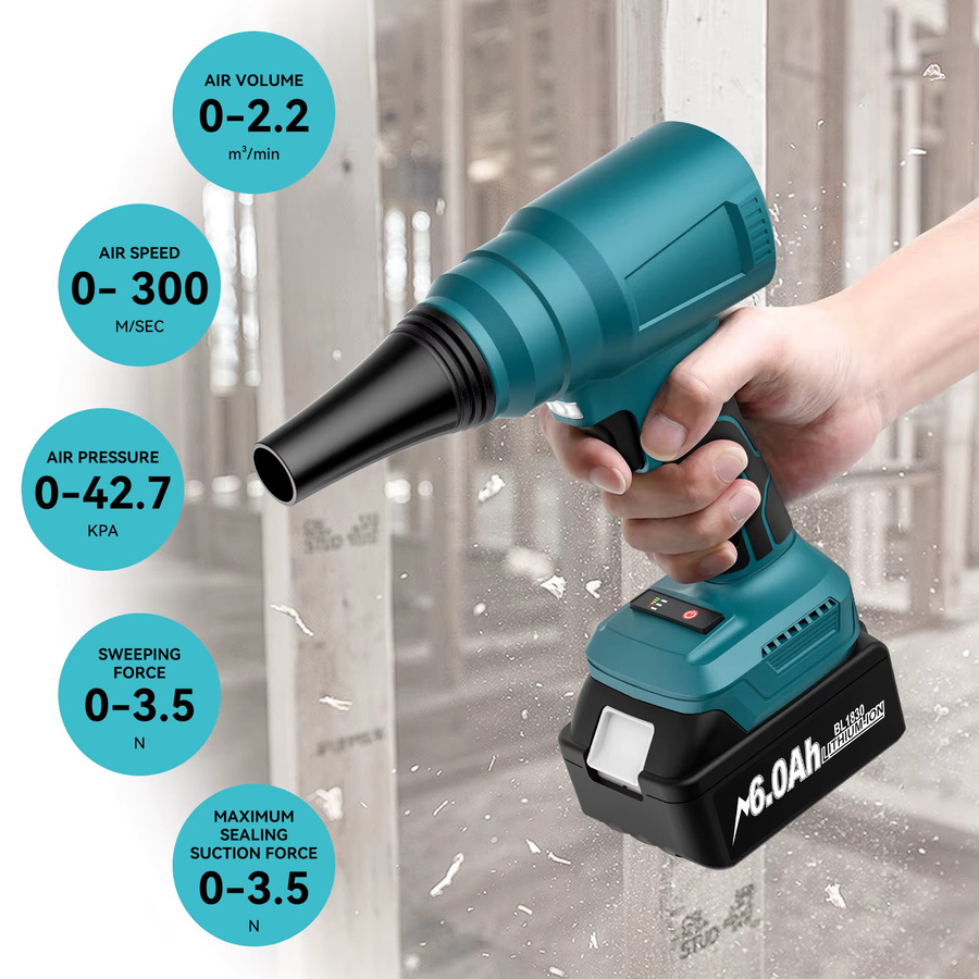 Makita Akku-Staubgebläse für 18V LXT Akkus inklusive Ladegerät - Bild 3