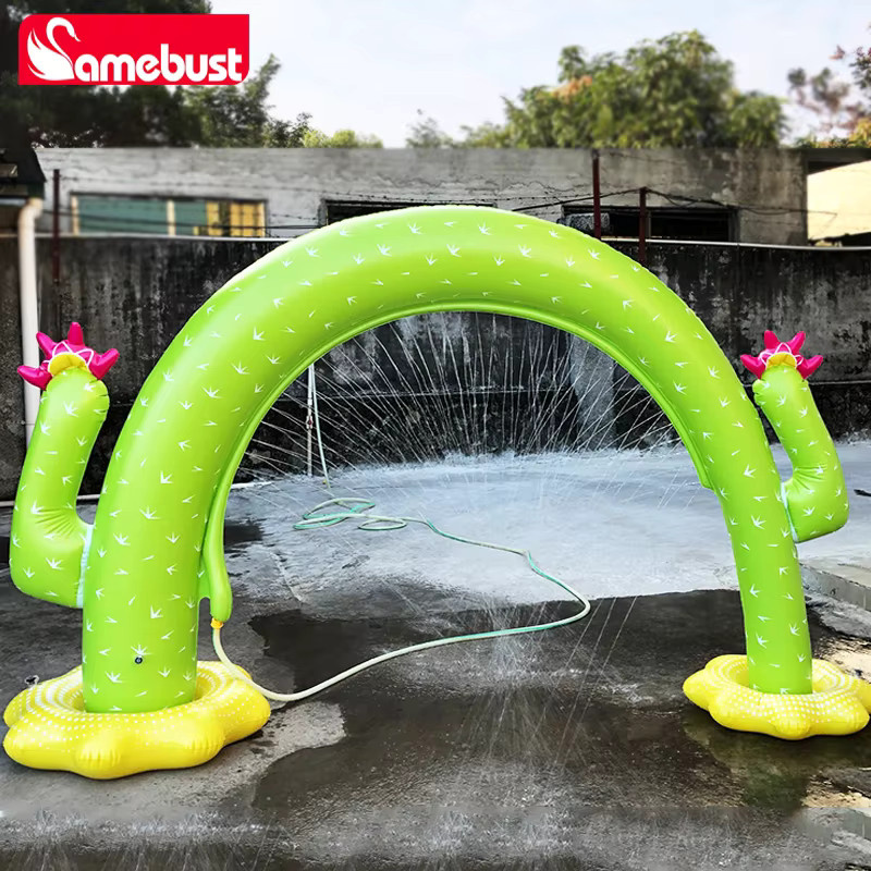 Camebust Sprühwassermatte, Kaktus-Spielzeug, aufblasbar - Bild 2