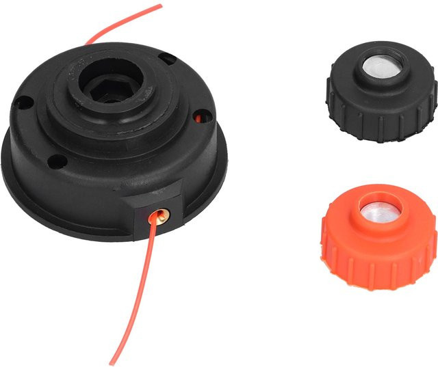 Ryobi Trimmerkopf-Baugruppe mit Halter und Schnegelee in Schwarz aus Kunststoff für Homelite, MTD, McCulloch, Craftsman, Toro und Lawn Boy Rasenmäher - Bild 1
