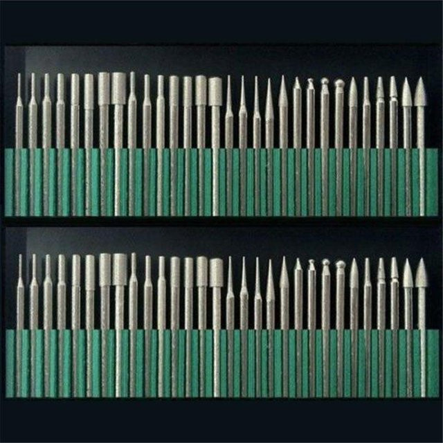 Dremel Diamantfräser-Bit-Set, 30-teilig, Körnung 400, 1/8-Zoll-Schaft - Bild 1