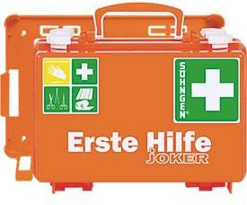 Erste-Hilfe-Koffer Soehngen Quick-CD Joker nach DIN 13157 mit 3 Ebenen, Drehverschlüssen und Wandhalterung - Bild 1