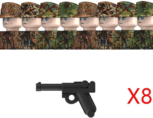 Yiran toy Militär WW2 Deutsche Panzer Truppen Figuren, Bausteine, ab 14 Jahren - Bild 1