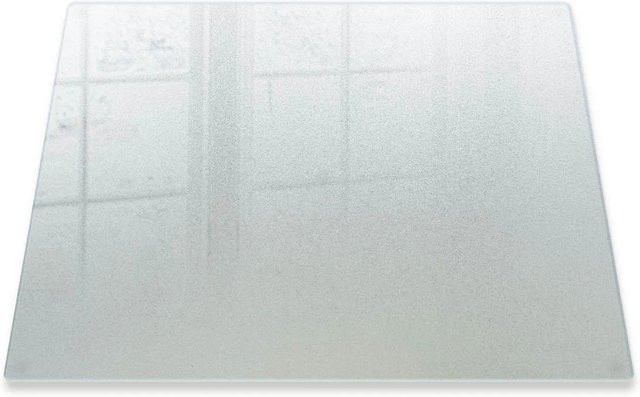 Tulup Schneidebrett aus Glas, rechteckig, transparent, B/T/H: 60 x 52 x 3 cm - Bild 1