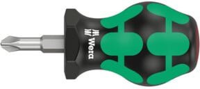 Wera 350 PH Kreuzschlitz Stubby Vergaserschraubendreher PH 2, multicolour - Bild 1