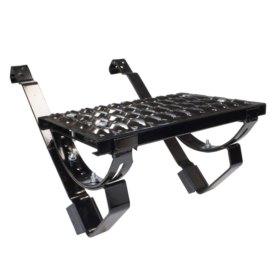 Daprona Laufrost Set für gewellte Dachziegel aus verzinktem Stahl in Schwarz, Breite: 60 cm - Bild 2