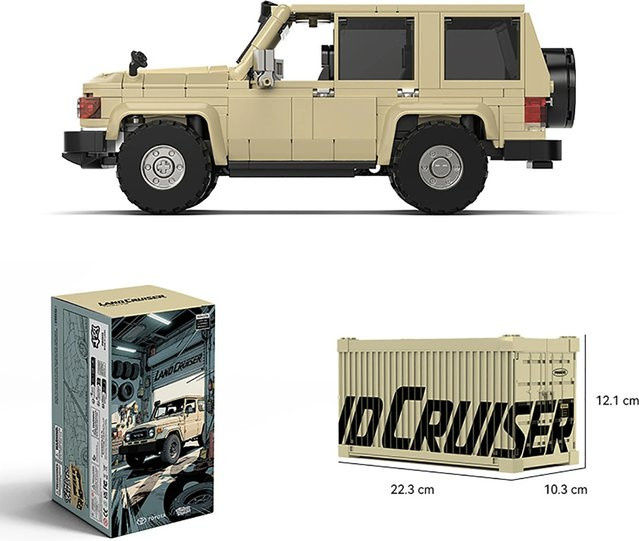 inhaw LC78 Geländewagen, Bausteine, 1:32 Maßstab, 536 Teile - Bild 1