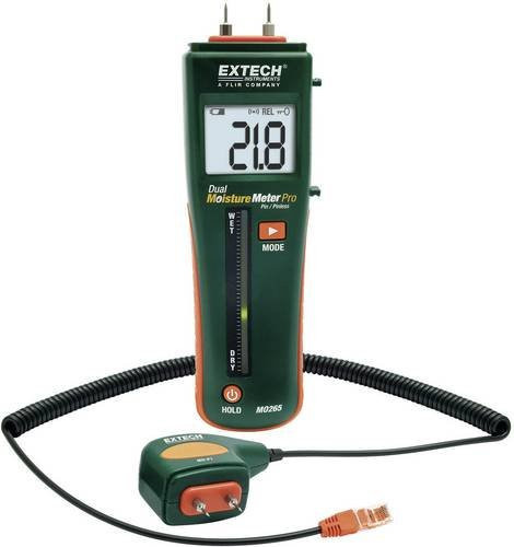 Extech MO265 Materialfeuchtemessgerät für Baufeuchtigkeit und Holzfeuchtigkeit in Grün - Bild 1