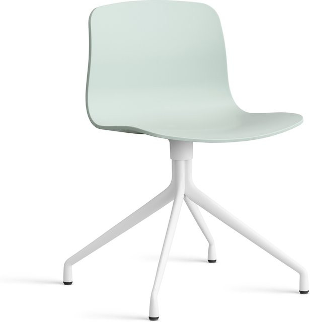 HAY About A Chair AAC 10 Drehstuhl aus Kunststoff in Grün Matt - Bild 1