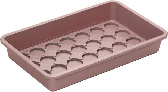 Universal-Anzuchtschale für Gemüsepflanzen und Blumen, Farbe: Taupe, B/T/H: 38 x 24 x 6 cm - Bild 1