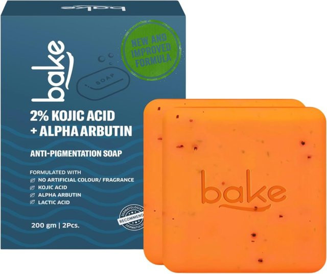 BAKE Kojisäure Peeling Seife, 2 Stück, Unisex - Bild 1