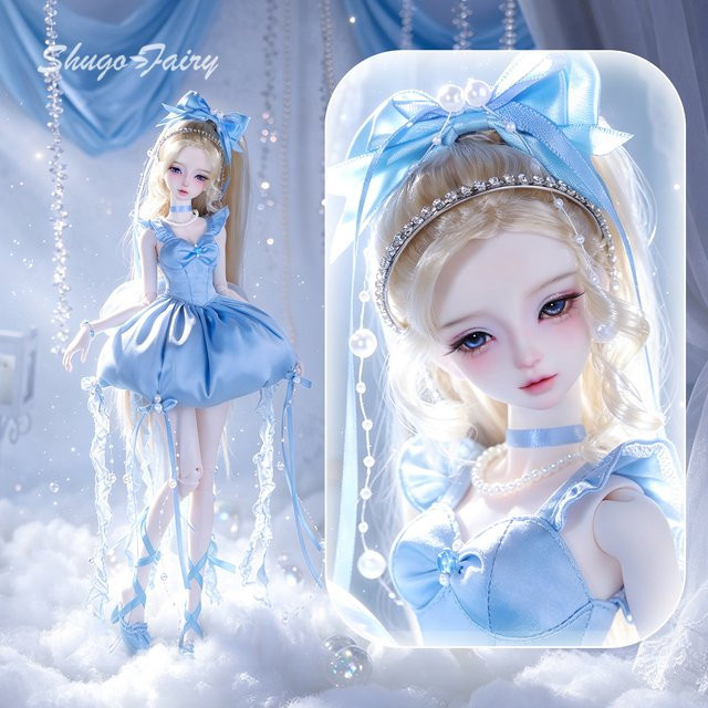ShugaFairy Yurar B Resin Fullset Blaue Quallen-Fee Ballerina, Gelenkpuppe, ab 14 Jahren - Bild 1