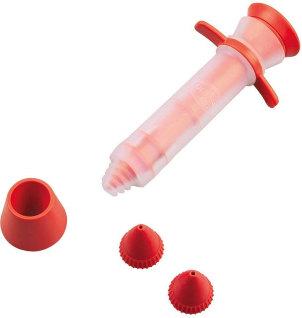 Dr. Oetker Dekorierstift Flexxibel Love aus Silikon mit 2 Tüllen und Ständer, spülmaschinenfest - Bild 1