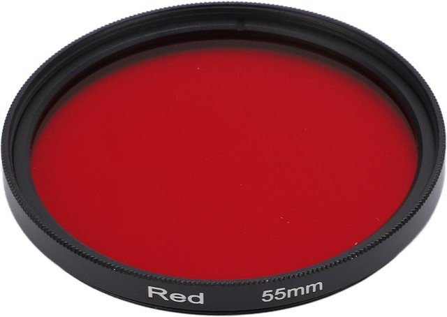 3CZY Gewindefilter für Kameraobjektive aus optischem Glas in Rot - Bild 1