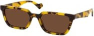Gucci GG 1539S Sonnenbrille, Rechteckig, Kunststoff, Herren, Brown, Yellow - Bild 1