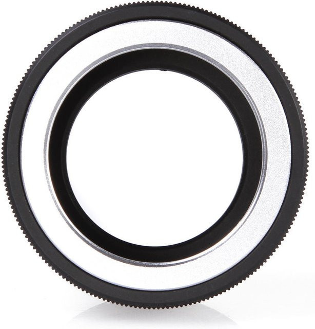 Fotga Adapterring M42 Objektiv auf Micro Four Thirds Mount für Olympus und Panasonic Kameras, Schwarz - Bild 1