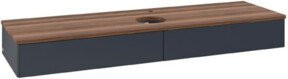 V&B Waschtischunterschrank Antao ohne Frontstruktur, wandhängend, lackiert, B: 160 cm, T: 50 cm - Bild 1