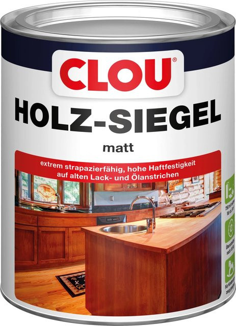Clou Holz-Siegel Transparent Matt Wetterfest 750 ml - Bild 1