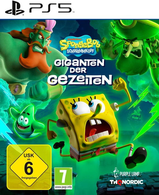 SpongeBob Schwammkopf: Giganten der Gezeiten PlayStation 5 Spiel Action Adventure Platformer - Bild 1