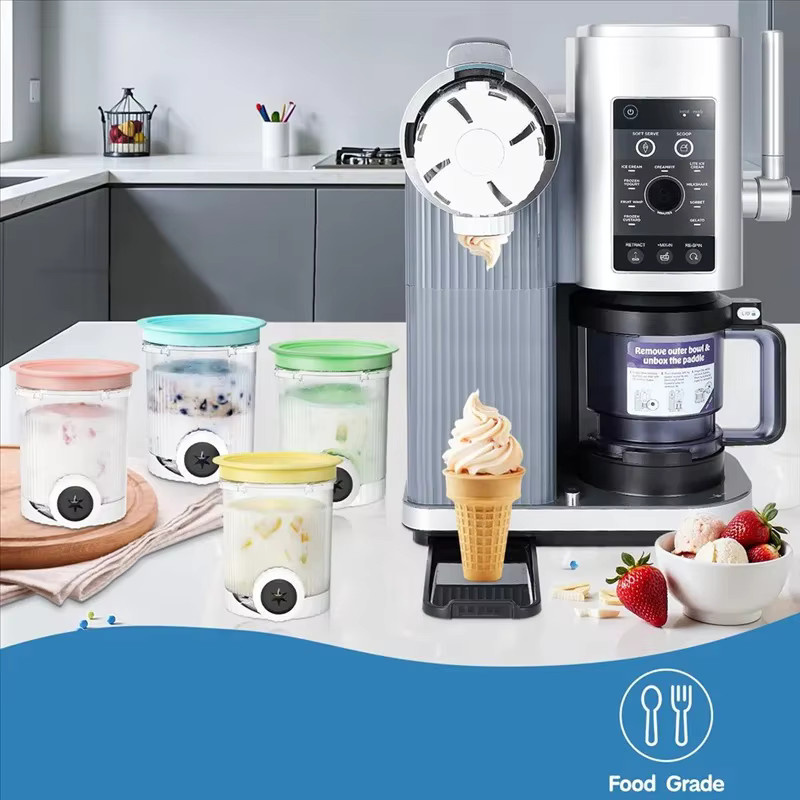 4er-Pack Swirl Pints Cups für Ninja NC701 und NC700 Soft Serve Maker - Bild 2